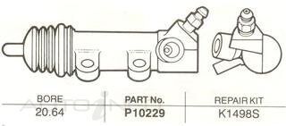 PBR Clutch Slave Cylinder For Toyota Corolla CE110R 2.0L 2C-111 I4 8V SOHC