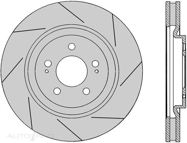 1xProtex Frnt Ultra Perf Rotor For FORD Falcon/Fairmont BA L/H 3/00-9/05