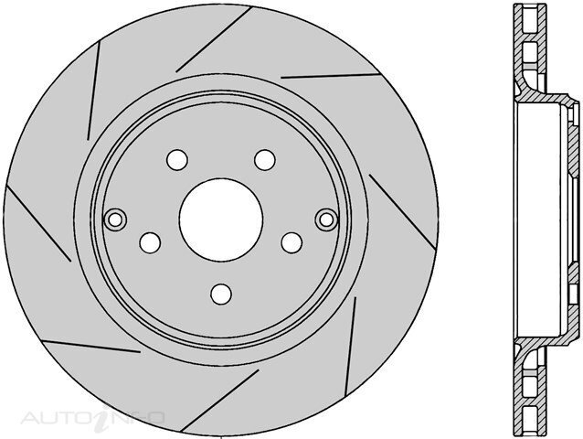 1xFront Ultra Performance Rotor For HOLDEN HSV/Clubsport & GTS Rear L/H 8/06 on