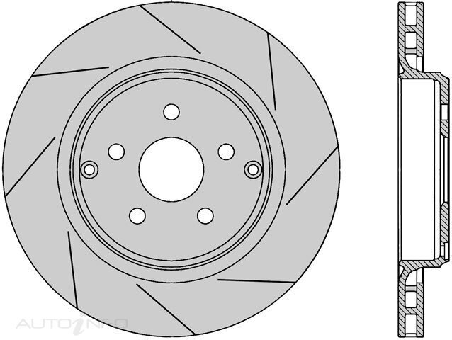1xRear Ultra Performance Rotor For HOLDEN Comodore VE Maloo Ute 6.2L V8 R/H