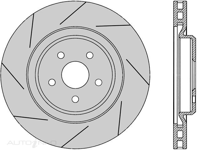 1xProtex Front Ultra Performance Rotor ForHOLDEN Commodore VE Maloo Ute 6.2L V8