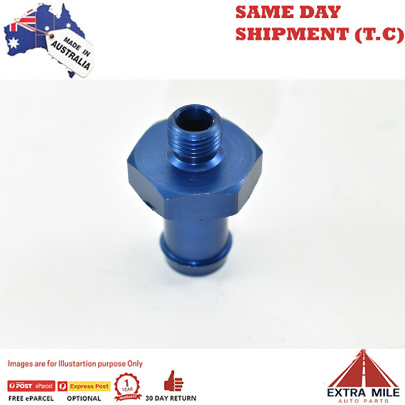 METRIC MALE M10x1.0 TO 1/2 BARB