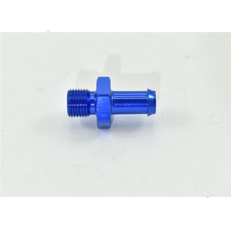 METRIC MALE M10x1.0 TO 5/16 BARB Blue
