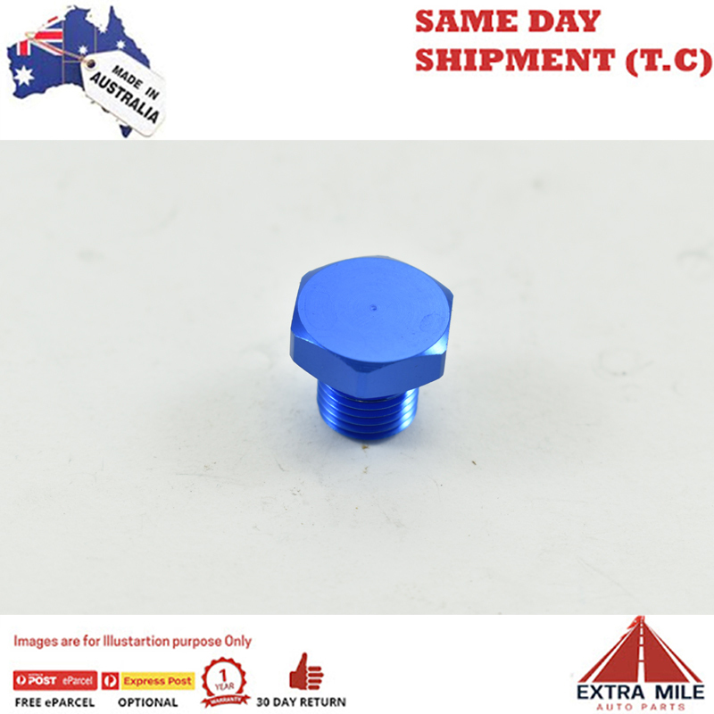 METRIC PLUG M12x1.25 Blue