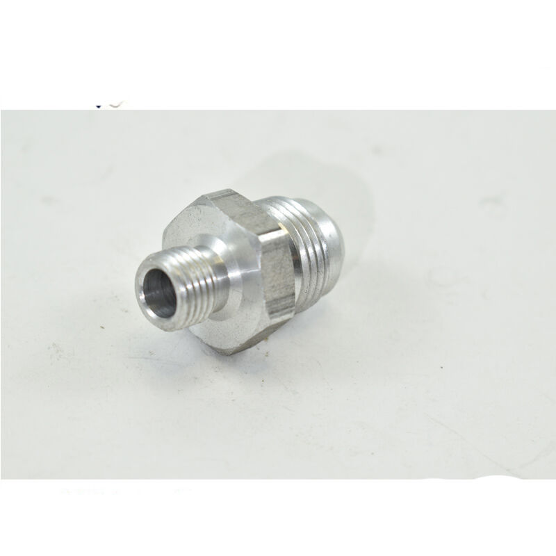 METRIC MALE M12x1.25 TO MALE FLARE AN -8 White