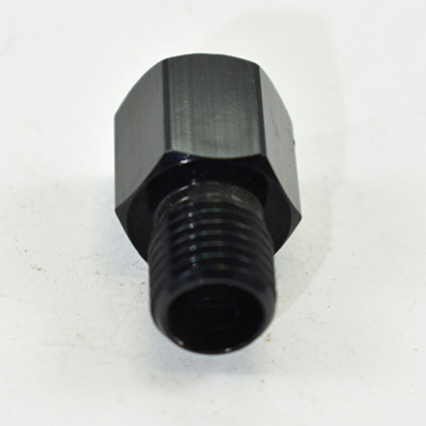 METRIC MALE M12X1.5 TO 1/8 NPT FEMALE Black