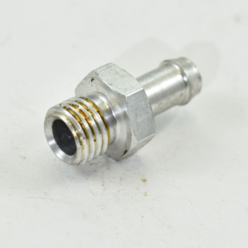 METRIC MALE M12x1.5 TO BARB 5/16 White