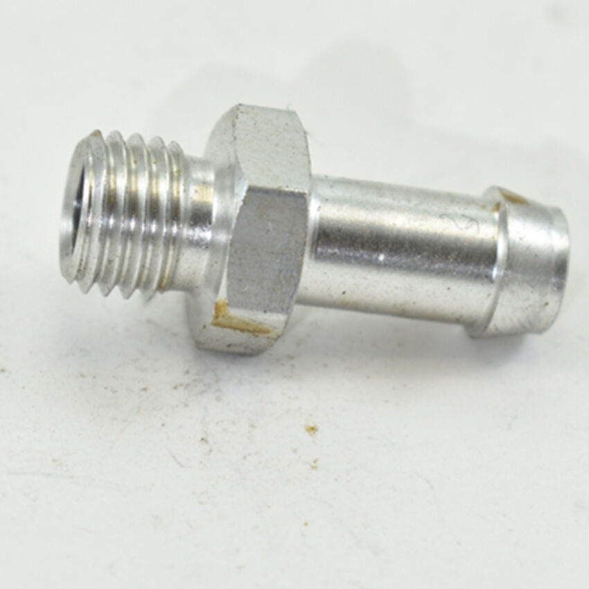 METRIC MALE M12x1.5 TO BARB 3/8 White
