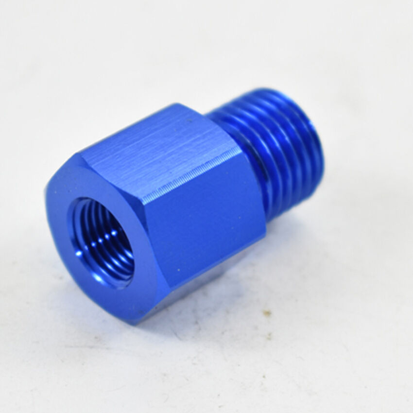 METRIC MALE M14x1.5 MALE TO 1/8 NPT FEMALE Blue