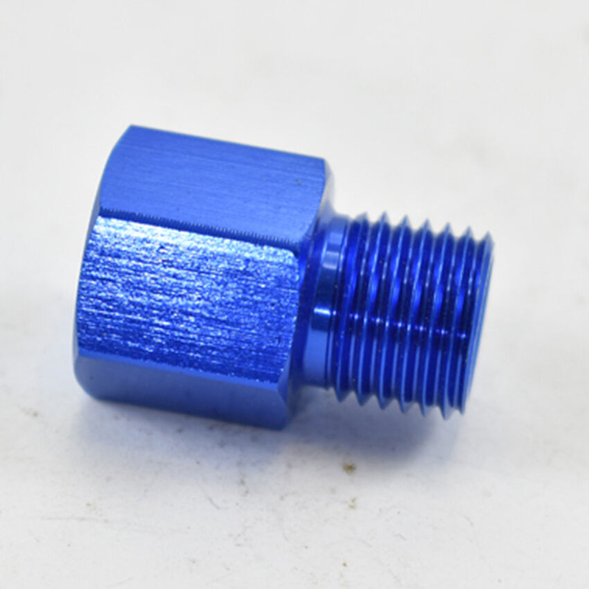 METRIC MALE M14x1.5 MALE TO 1/8 NPT FEMALE Light Blue