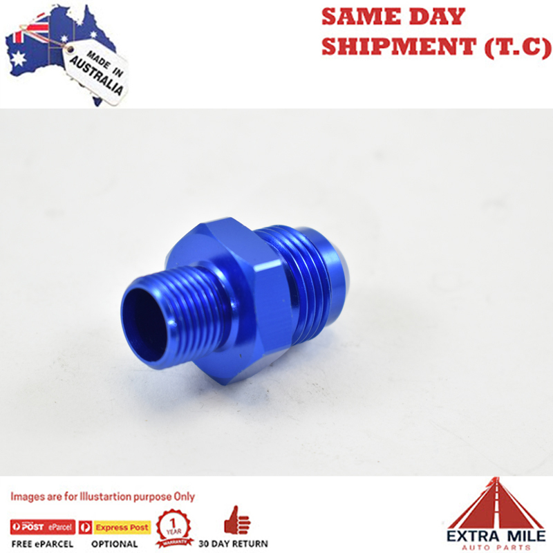METRIC MALE M14X1.25 TO MALE FLARE AN -8 Blue