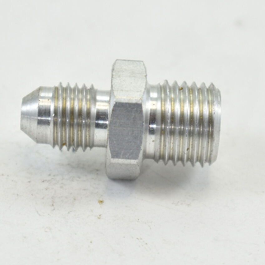 METRIC MALE M14X1.5 TO MALE FLARE AN -4 White