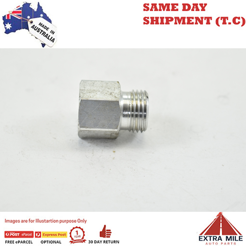 METRIC MALE M16X1.5 TO FEMALE 1/8 NPT White
