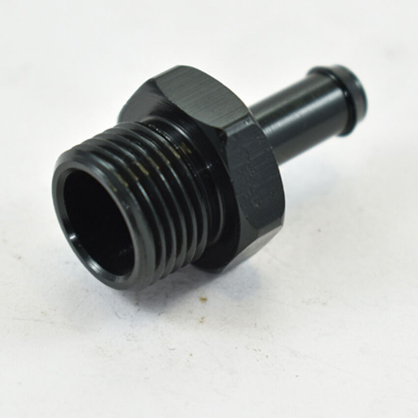 METRIC MALE M18X1.5 TO BARB 5/16 Black