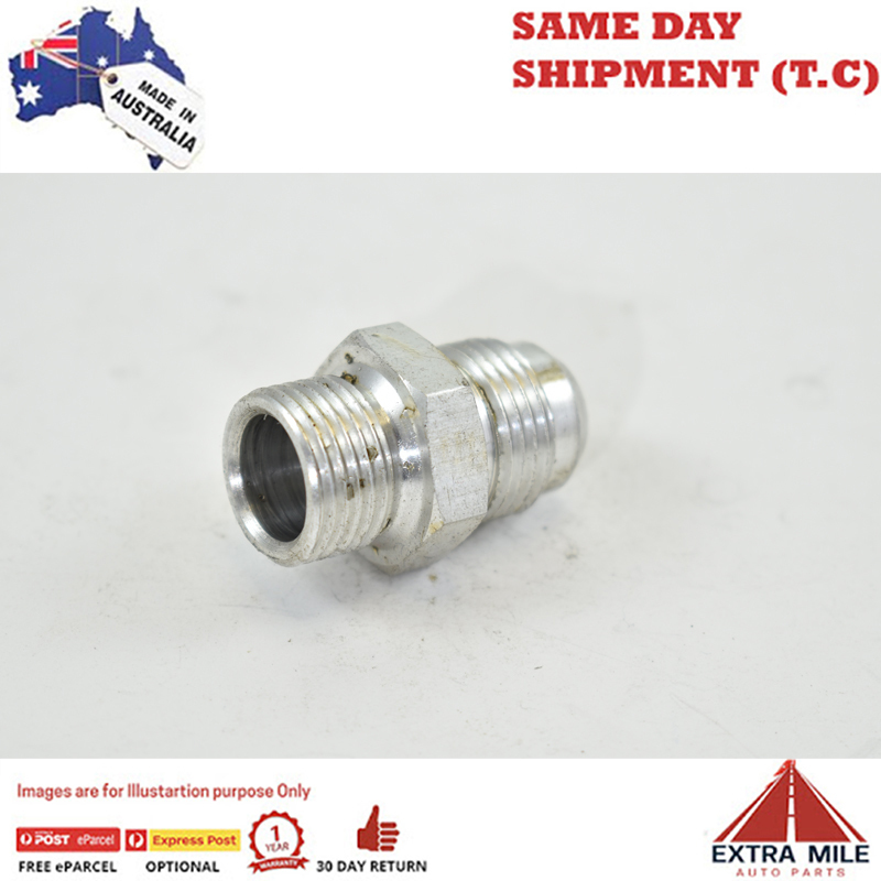 METRIC MALE M18x1.5 TO MALE FLARE AN-8 BOSCH PUMP White