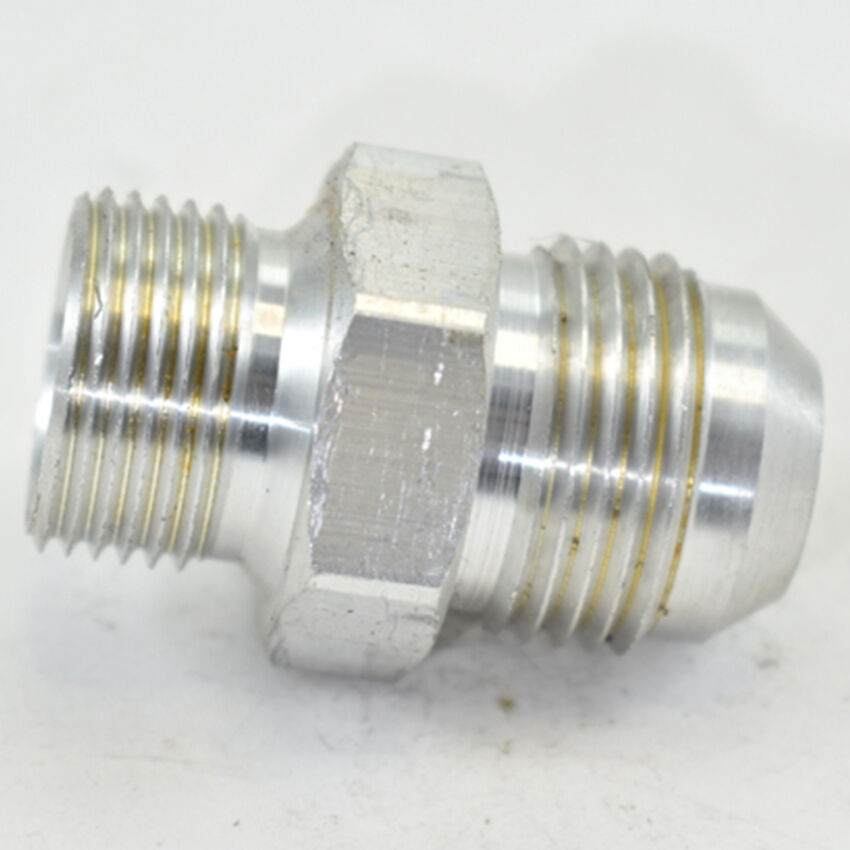 METRIC MALE M20x1.5 TO MALE FLARE AN -10 White