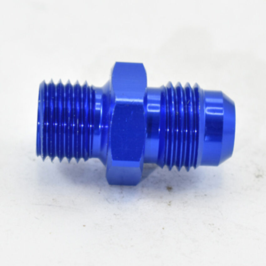 BSPP 1/4 TO MALE FLARE AN -6 Blue