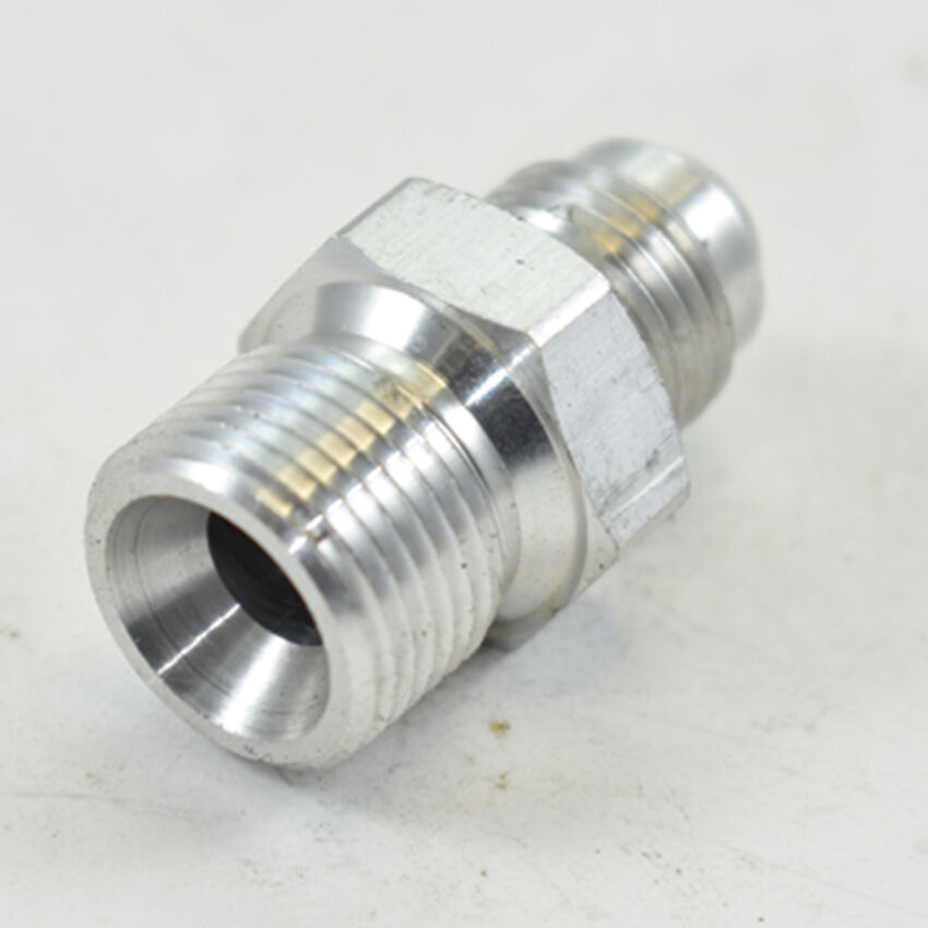 BSPP 3/8 TO MALE FLARE AN -6 White