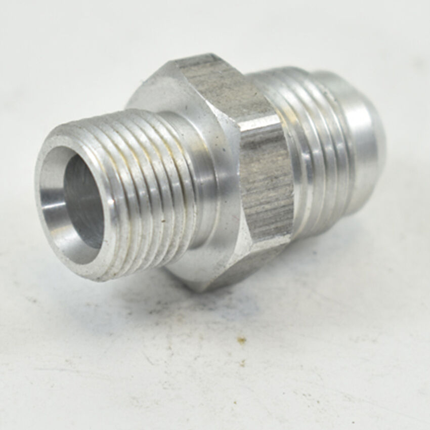 BSPP 3/8 TO MALE FLARE AN -8 White