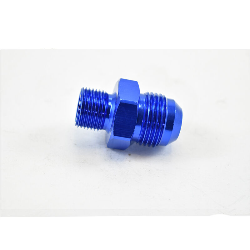 BSPP 3/8 TO MALE FLARE AN -10 Blue