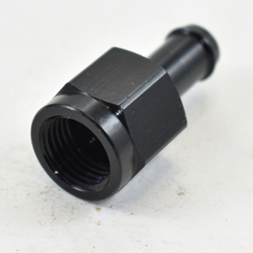 FEMALE AN 6 TO BARB 3/8 Black
