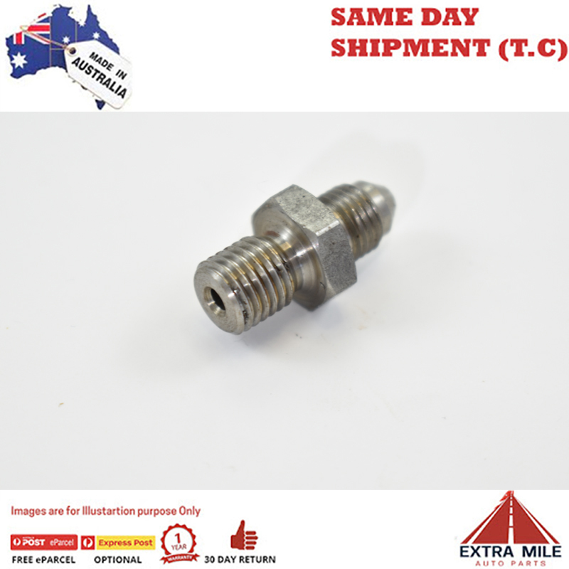 MALE FLARE TO WASHER SEAL -3 TO M10x1.25 STEEL