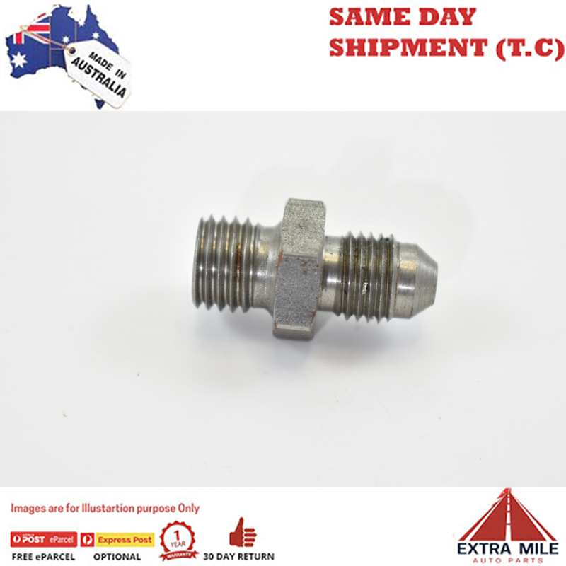 MALE FLARE TO WASHER SEAL -4 TO M12x1.5 STEEL