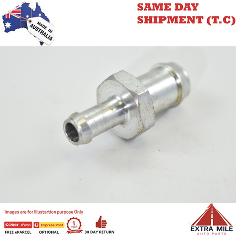 REDUCER BARB 1/2 TO 5/16 White