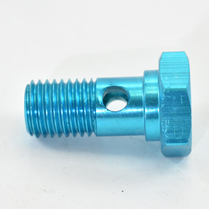 BANJO BOLT M12x1.5 WEBER CARBS, BOSCH PUMP, FILTERS Light Blue
