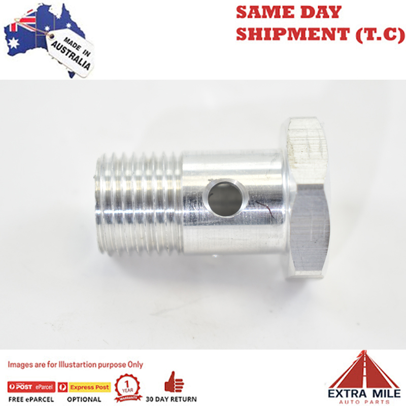 BANJO BOLT M16x1.5 FOR TURBO WATER KIT White