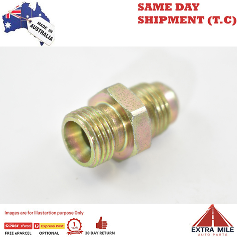 MALE FLARE -6 TO O-RING BOSS -6 STEEL