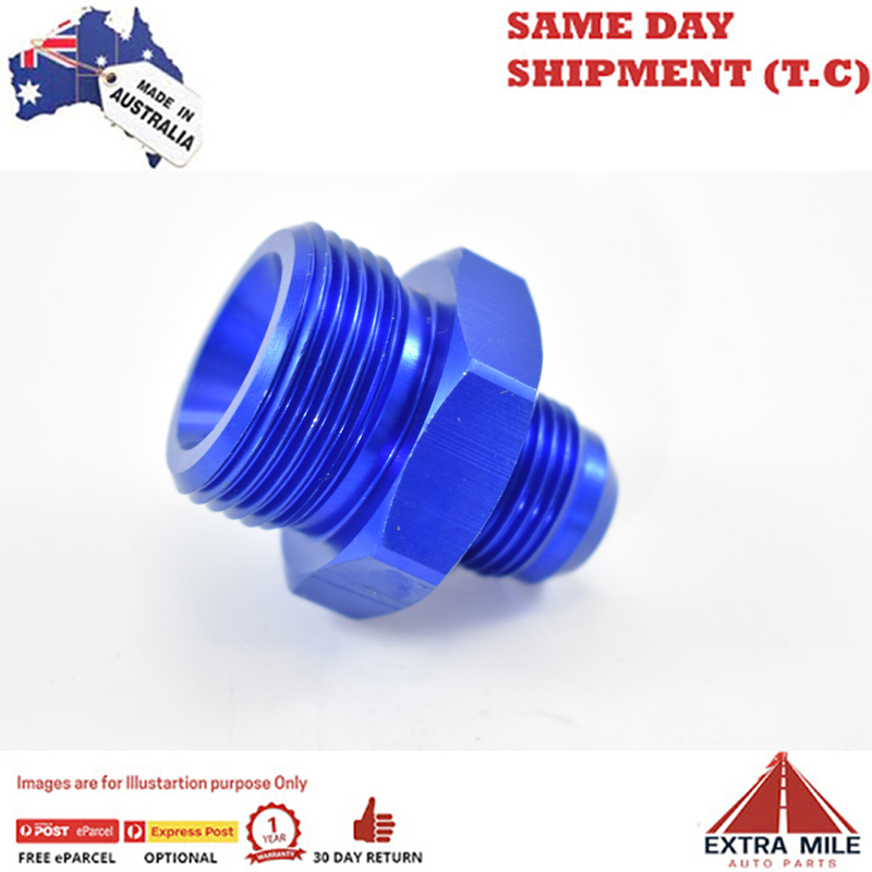 MALE FLARE -10 TO O-RING BOSS -16 Blue