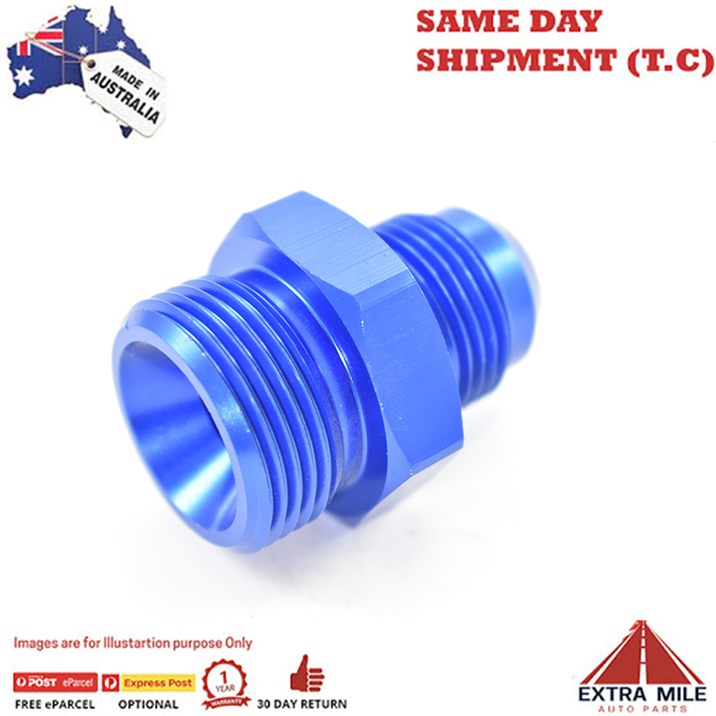 MALE FLARE -12 TO O-RING BOSS -16 Blue