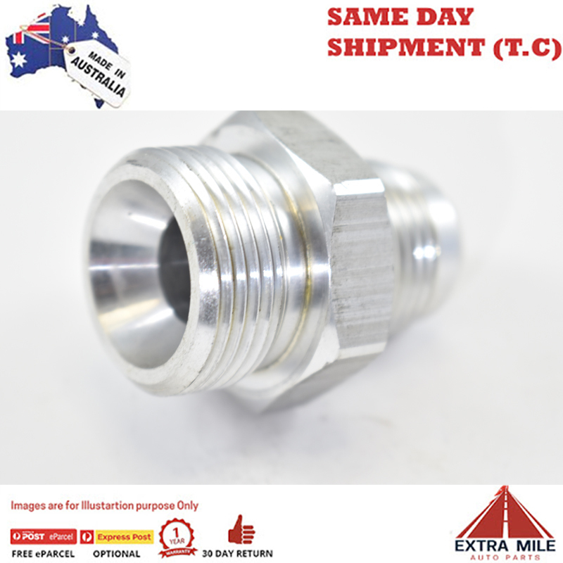 MALE FLARE -12 TO O-RING BOSS -16 White