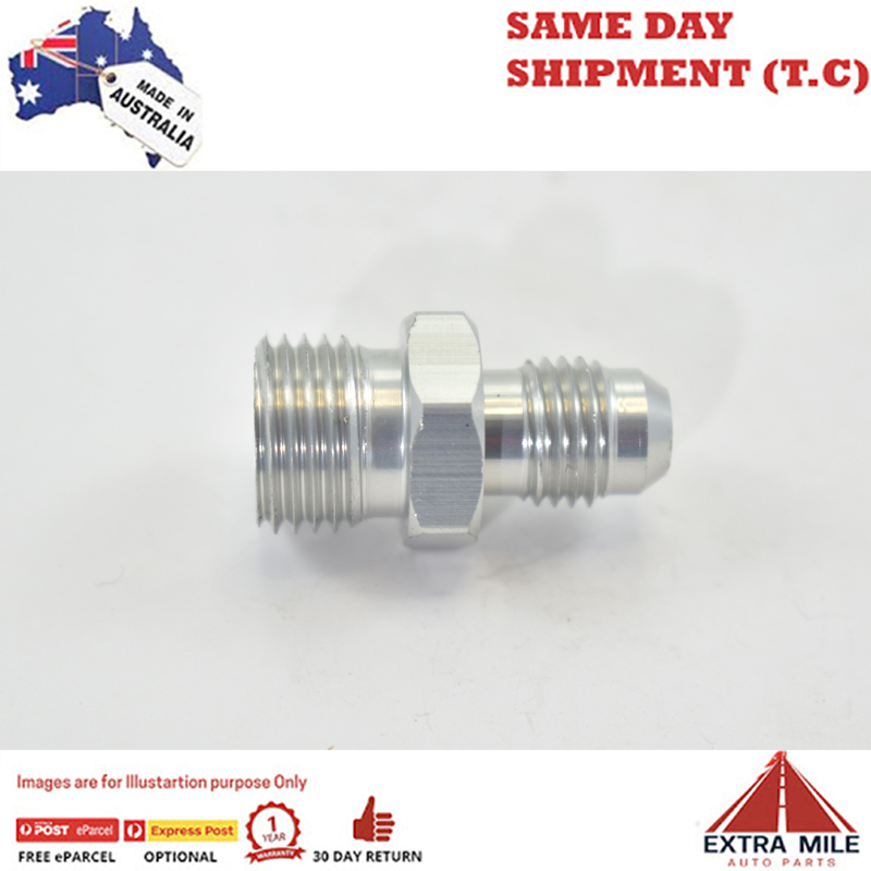 MALE FLARE -4 TO O-RING BOSS -6 White
