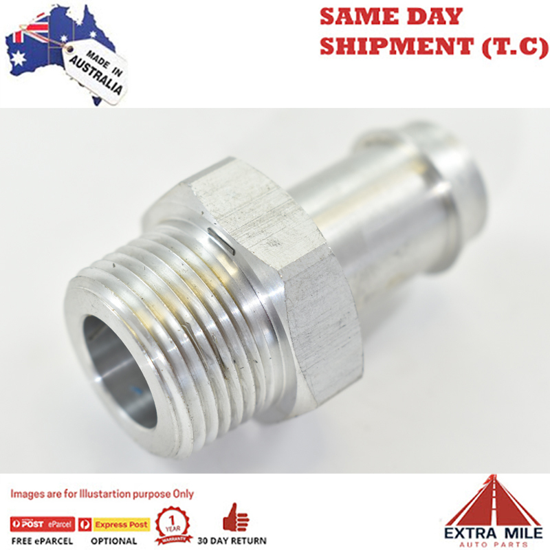 PIPE MALE 3/4TO BARB 3/4 RB Block oil Drain White
