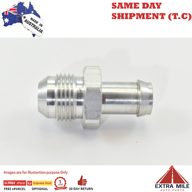 MALE FLARE AN -8 TO BARB 1/2 White
