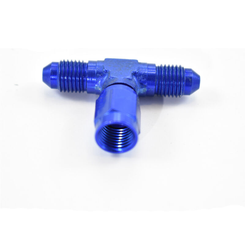 AN FLARE TEE FEMALE SWIVEL ON BRANCH, -3FM X -3 FLARE Blue