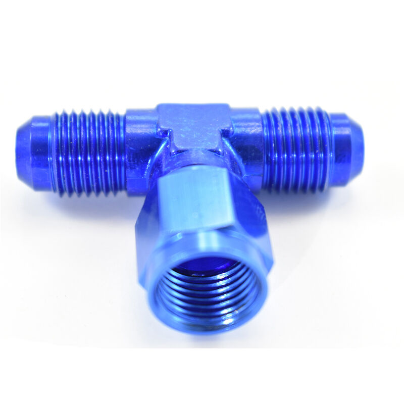 AN FLARE TEE FEMALE SWIVEL ON BRANCH, -6FM X -6 FLARE Blue