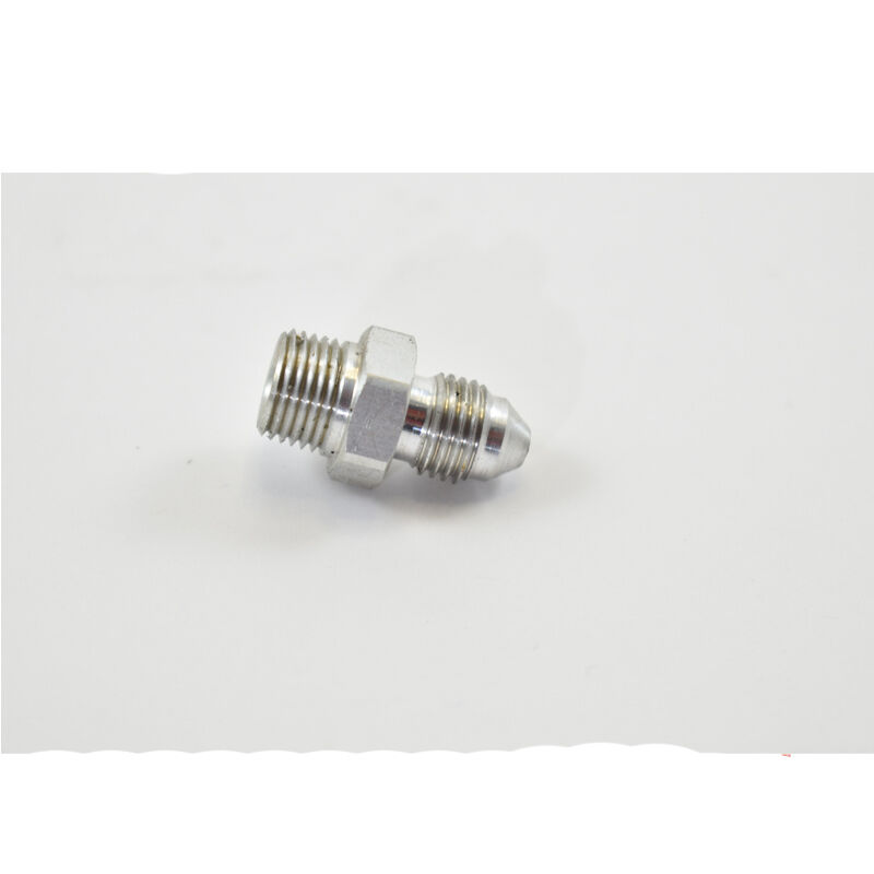STRAIGHT MALE FLARE -3 TO 1/8 NPT PIPE ADAPTER White