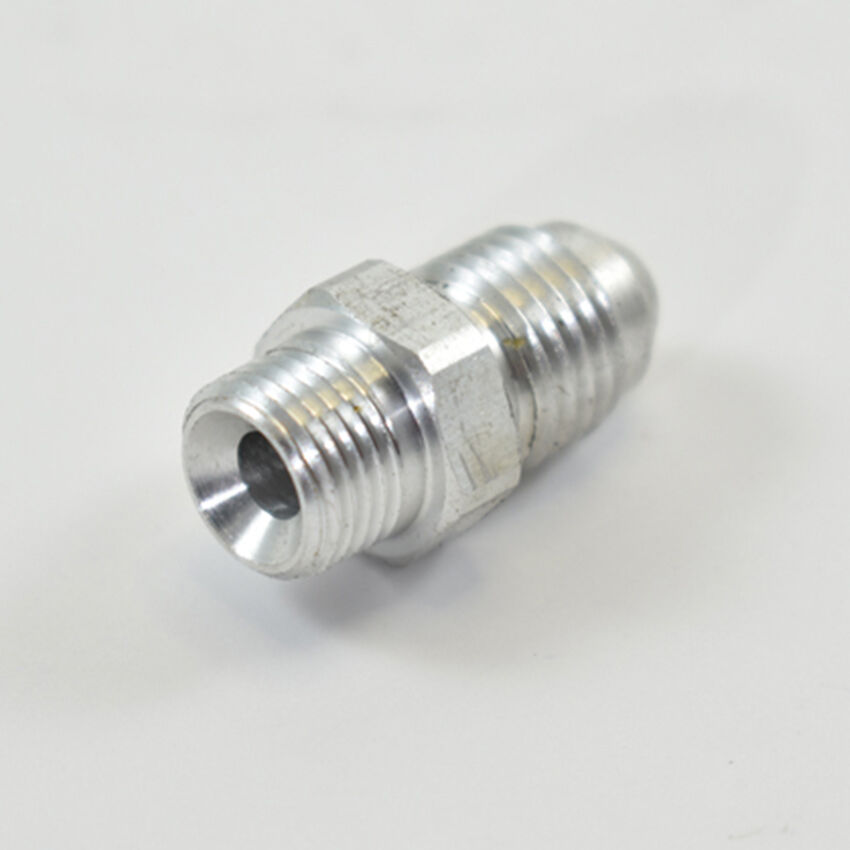 STRAIGHT MALE FLARE -4 TO 1/8 NPT PIPE ADAPTER White