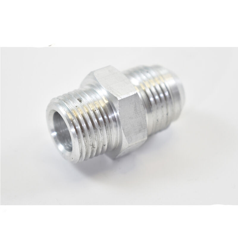 STRAIGHT MALE FLARE -10 TO 1/2 NPT PIPE ADAPTER White