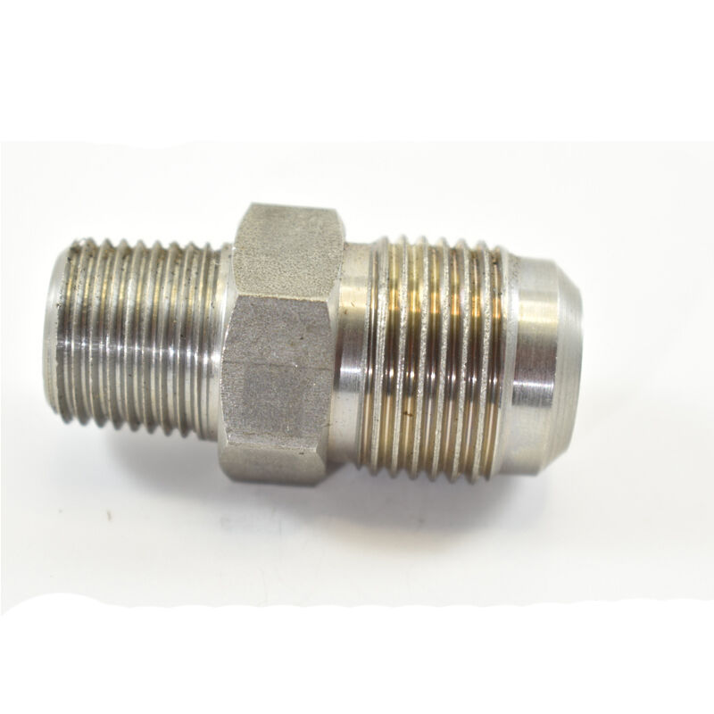 Stainless Steel STRAIGHT MALE FLARE -12 TO 1/2 NPT