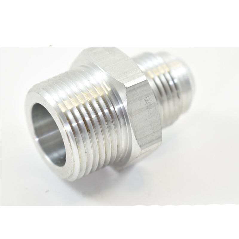 STRAIGHT MALE FLARE -12 TO 1" NPT PIPE ADAPTER White