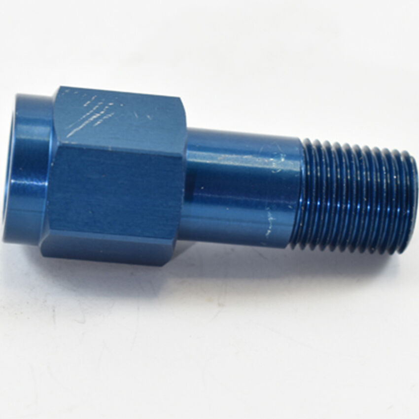 GAUGE PORT EXTENSION 1/8 NPT MALE TO 1/8 NPT FEMALE Blue