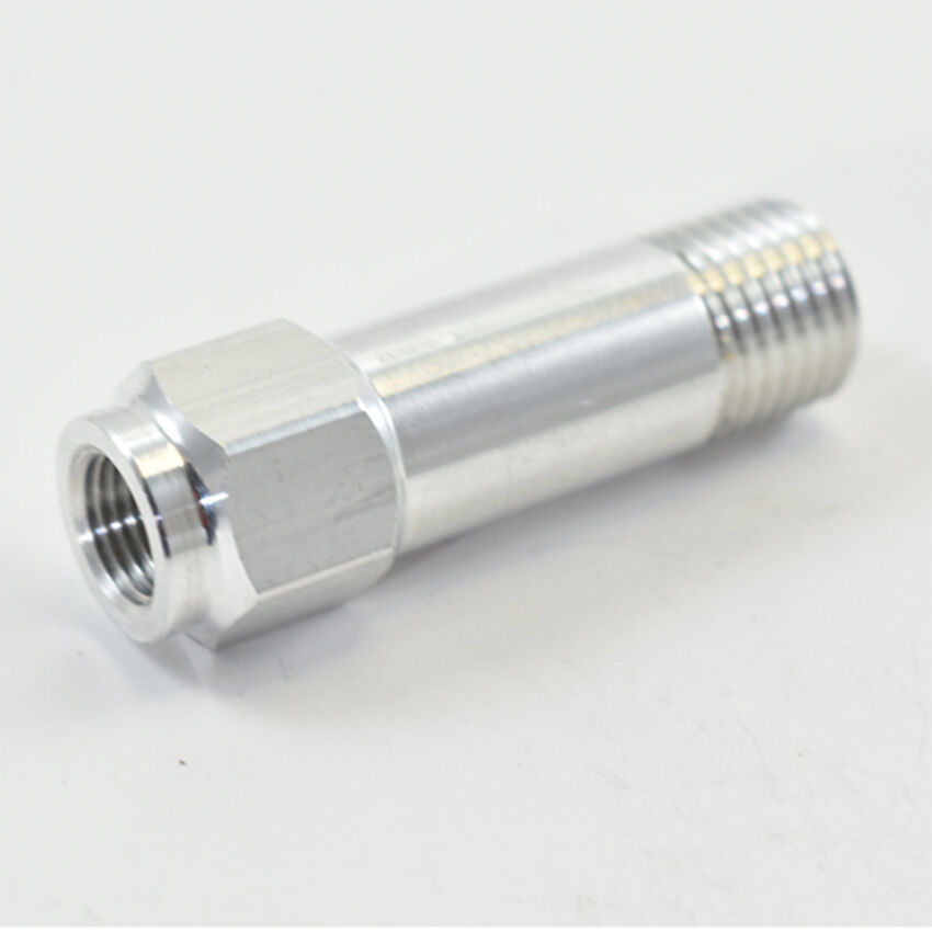 GAUGE PORT EXTENSION 56mm M12x 1.5 MALE TO 1/8 NPT FEMALE PORT White