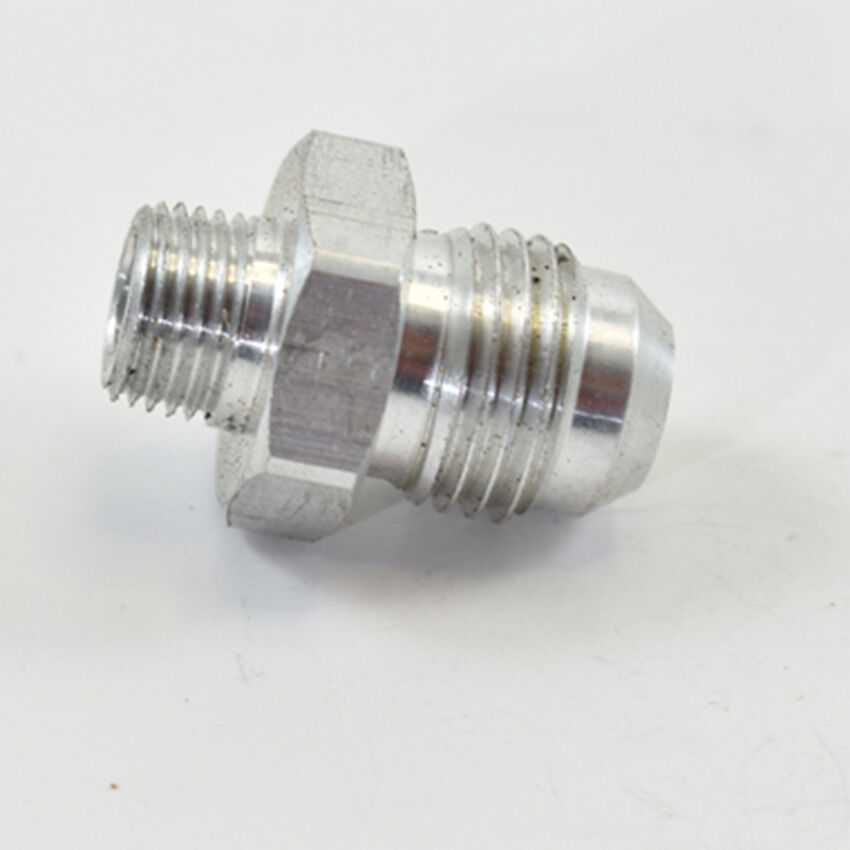 STRAIGHT MALE FLARE -6 TO 1/8 NPT PIPE ADAPTER White