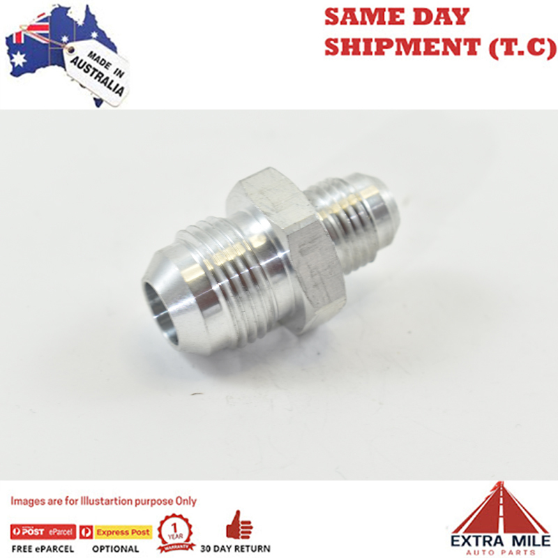 MALE FLARE REDUCER -8 TO -6 White