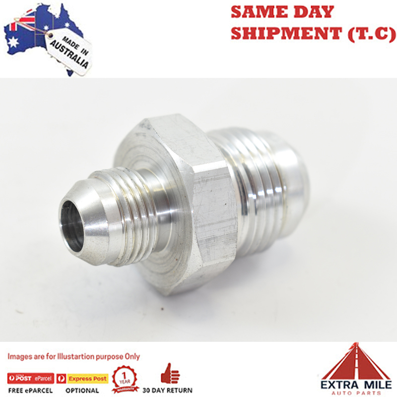 MALE FLARE REDUCER -12 TO -8 White