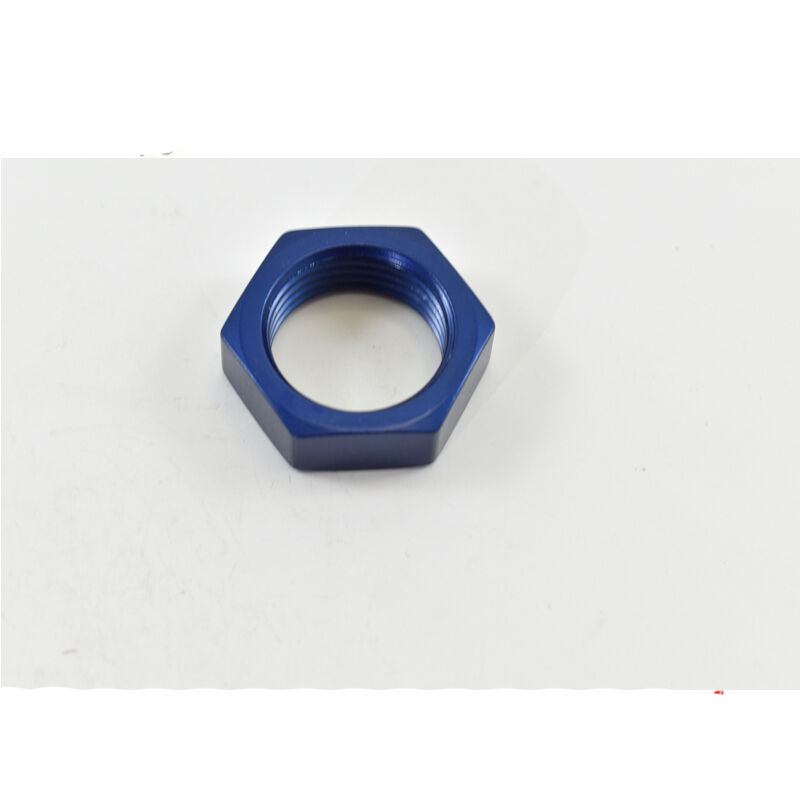 BULKHEAD NUT UNF -10 Blue